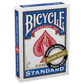 Carte Bicycle - Blank Back - Standard Face - Blu